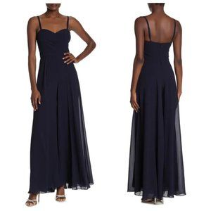 Marina Sweetheart Sleeveless Overlay Jumpsuit NWT